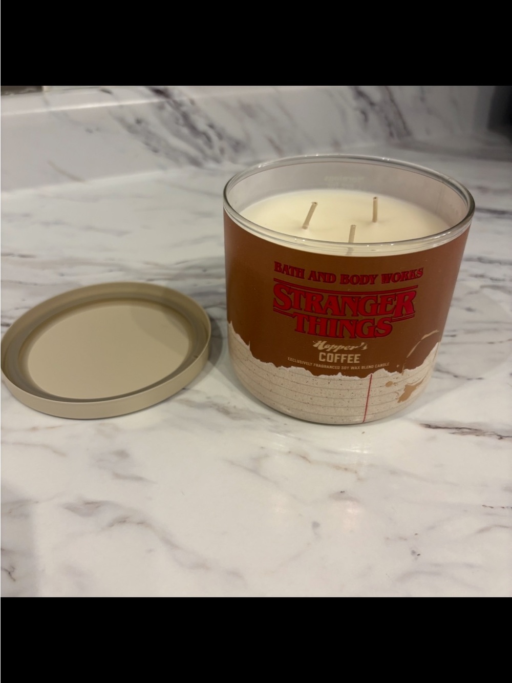 New Bath and Body Works Hoppers Coffee Candle 3 wick
